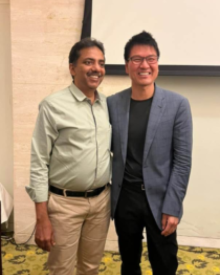 Dr.Jojo vallamattam with Professor Won Moon: Creator of Maxillary Skeletal Expander.